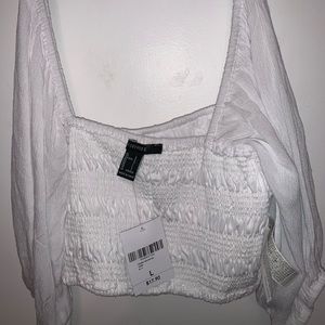 Off the shoulder crop top